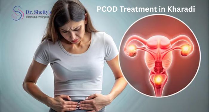 Doctor consulting female patient for PCOD and menstrual disorder treatment